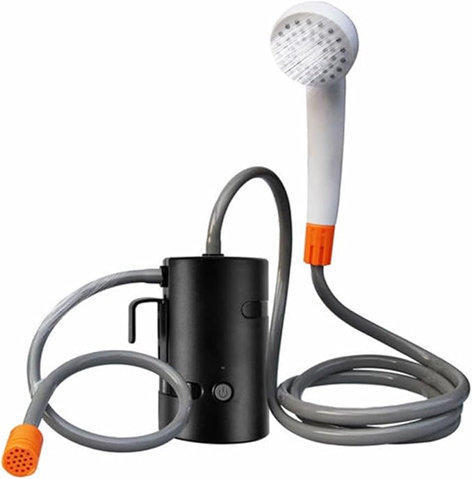 Water Pumps Parts &amp Accessories For Outdoor Sport Travel Caravan Van Car Camping Shower Dropship Portable Electric Shower Rechargeable Bathing Pump(Black)