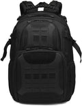 Outdoor Sports Pack Hiking Bag Rucksack Knapsack Combat Camouflage Tactical Backpack- Black Medium