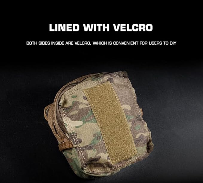 ACEXIER Tactical Molle GP Pouch for Hunting Vest Chest Rig Plate Carrier Belt Bags Zipper Airsoft Military Tool Storage Pack