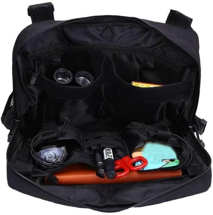 Outdoor Chest Bag Hip Hop Pouch Front Pack Vest Backpack Breathable Mesh Hunting Combat Bags