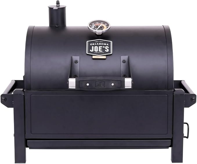 Oklahoma Joe's Rambler Portable Charcoal Grill with 218 sq. in. Cooking Area in Black