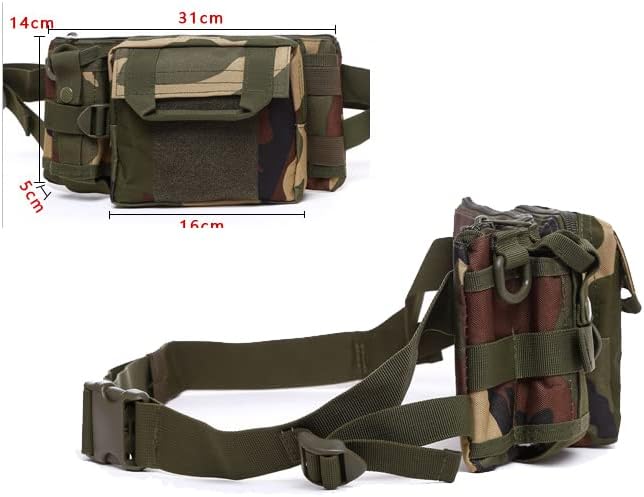 Outdoor Tactical Bag Assault Combat Waistpack Camouflage Tactical Molle Waist Pack