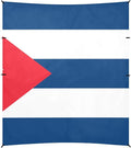 Cuba Flag Foldable Beach Canopy UPF50 Waterproof Large Portable Sun Shelter with Sand Shovel Sandbags for Family Trips Picnics &amp Camping