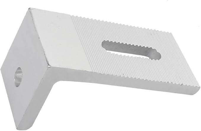 uxcell 5pcs 80x40x40mm Aluminum L Shape Solar Panel Mounting Brackets Roof Hook