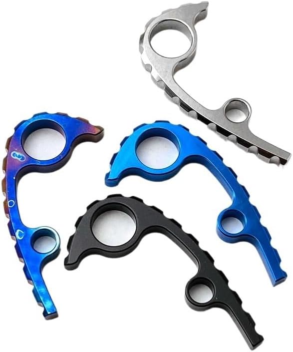 1PC Titanium Back Spacer for Para3 Premium Anodized Blue CNC Spine Backspacer DIY Replacement Accessory