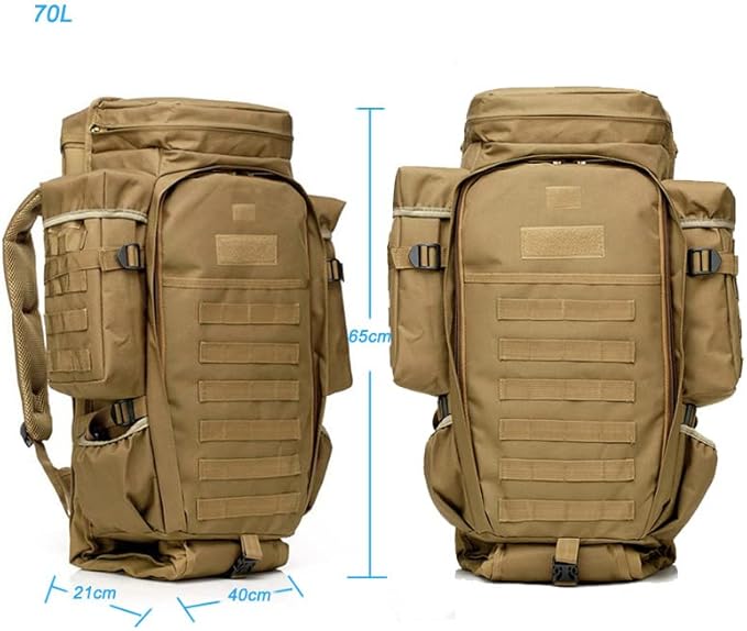 YABOO Tactical Combat Camouflage Bag Outdoor Sports Pack Rucksack Knapsack Molle Hiking Backpack