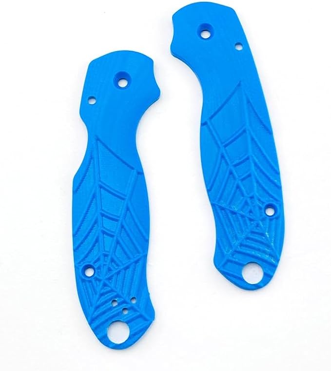1 Pair G10 Scales Handle Fits for Para3 C223 DIY Making Replacement Accessory(Blue)