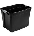 for Sterilite 27 Gal Rugged Industrial Stackable Storage Tote w/Lid Black 8 Pack
