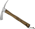 Haliaeetus Pick Axe Stainless Steel Mattock with Sharp Pick and Cutting Edge for Breaking up Heavy Clay Soil and Removal of Difficult Weeds Garden Pick with Wood Handle for Digging Loosening Soil