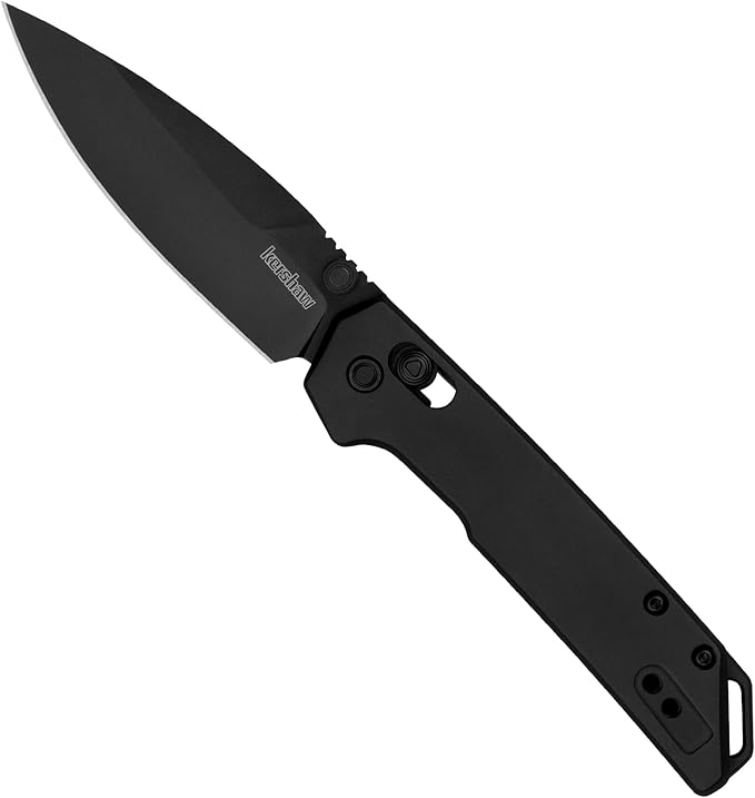 Kershaw Mini Iridium Folding Pocket Knife 3 inch D2 Steel Blade DuraLock Aluminum Handle Pocketclip