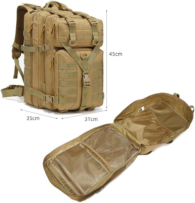 Tactical Combat Camouflage Bag Outdoor Sports Pack Hiking Rucksack Knapsack Molle Backpack