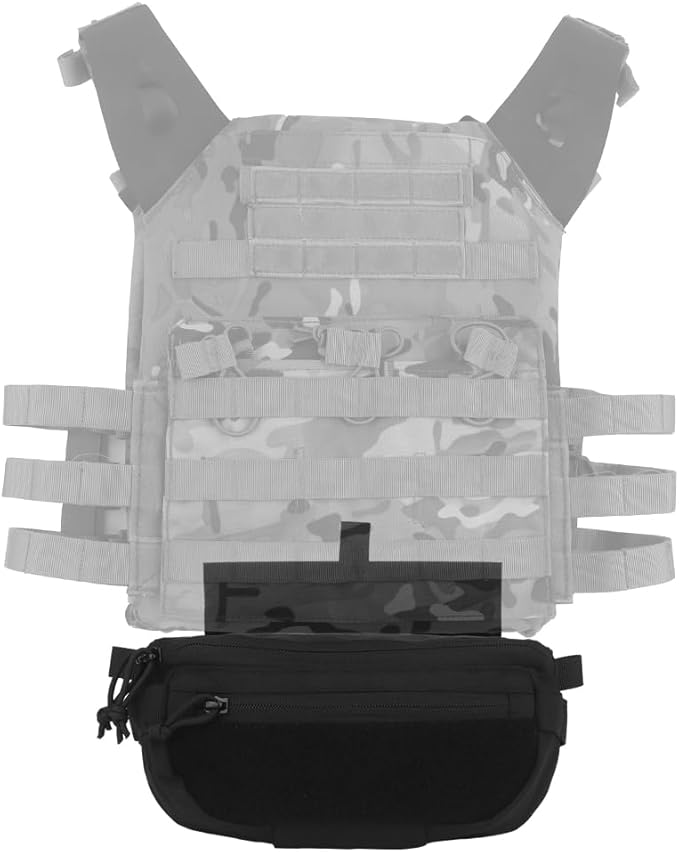 Tactical Sub Abdominal PouchDual-Purpose Dangler Drop Pouch with Tourniquet HolderTactial Vest Chest Rig Carrying Kit Bag
