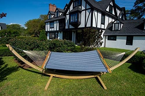 Hatteras Hammocks 4-Ply Cypress Roman Arc 15 ft. Hammock Stand Award Winning Design Southern Cypress Wood Rust Resistant Hardware Handcrafted in The Carolinas 450 Pound Weight Capacity