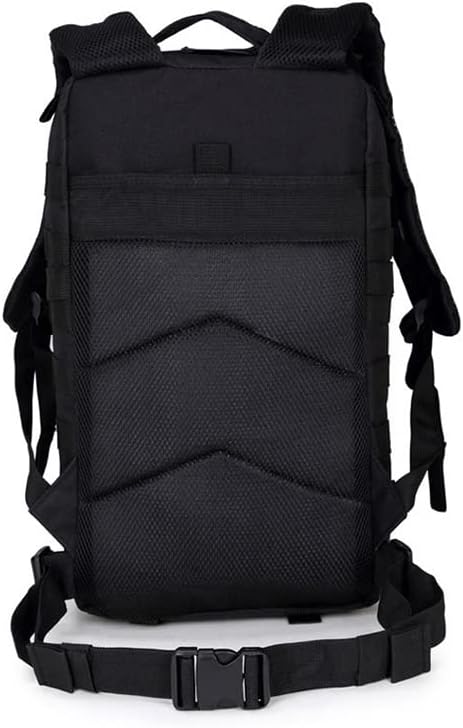 Outdoor Sports Pack Hiking Bag Tactical Rucksack Camo Knapsack Combat Camouflage Tactical 35L Molle Backpack - DW