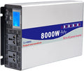 Inverter 12V 220V 6000W 8000W 24V 48V 60V 72V DC to 110V AC Pure Sine Wave Voltage Converter Power Solar Inverter L+E+D Display Universal(8000W12V_220V(50HZ))
