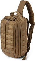 5.11 Tactical RUSH MOAB 8 Sling Pack 13L – Ambidextrous CCW Ready EDC Messenger Bag – Durable 1050D Nylon Kangaroo Style 56810ABR