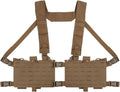 WoSporT Tactical Chest PackPlacard Split Front Chest Rig MOLLE System Magazine Pouch