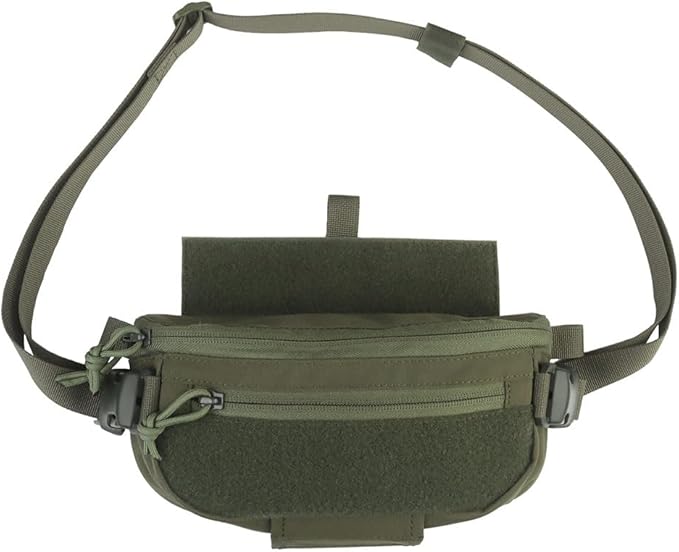 Tactical Sub Abdominal PouchDual-Purpose Dangler Drop Pouch with Tourniquet HolderTactial Vest Chest Rig Carrying Kit Bag