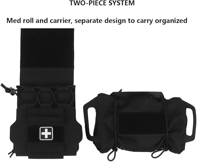 Tactical IFAK PouchRapid Tear-Away Two-Piece System First Aid Kit Medical Pouches Emergency Survival Bag