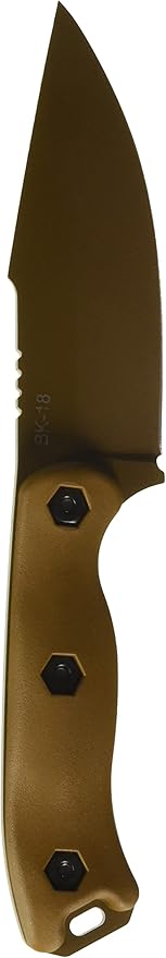 KA-BAR BK18 Becker Harpoon Fixed Blade Knife 4.562 Drop Point 1095 Cro-Van Flat Dark Earth Blade Ultramid Handle Flat Dark Earth