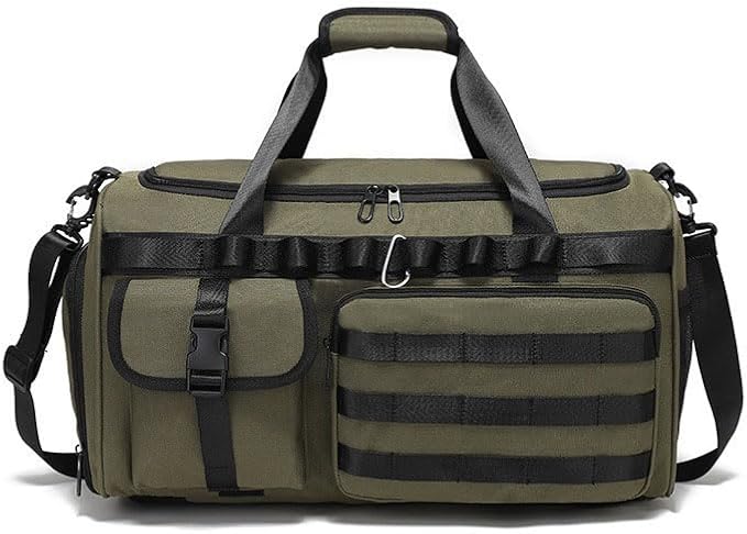 Outdoor Sports Hiking Sling Bag Shoulder Gear Pack Range Bag Molle Camouflage Tactical Versipack - Green