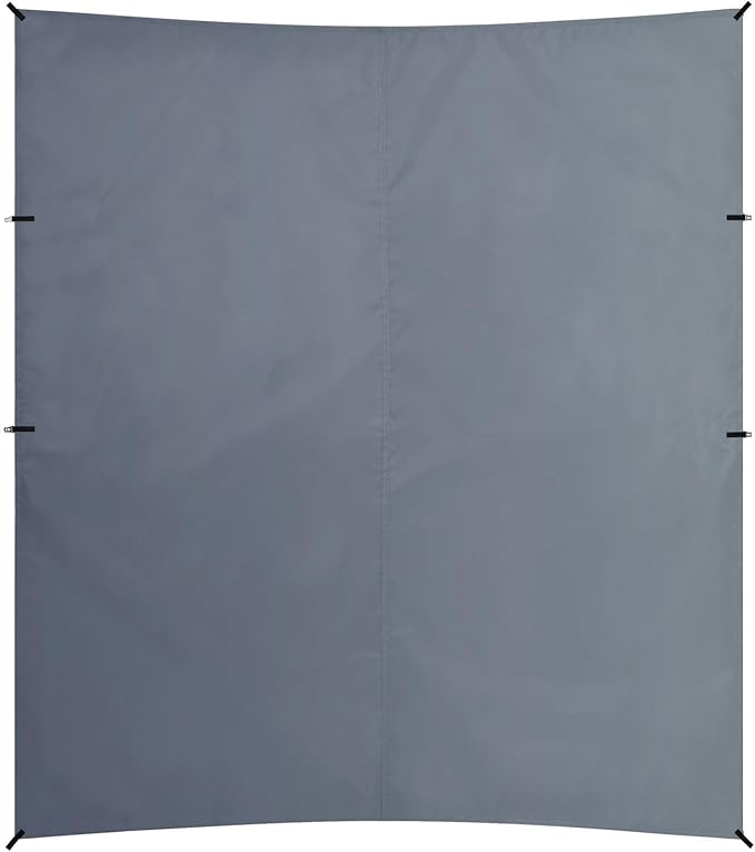 Blue Grey Gradient Beach Cabana Tent UPF50+ Protection Easy Setup Portable Sun Shelter with Sand Pockets for Camping Picnics Backyard