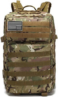 Men and Women 45L Outdoor Camouflage Backpack Capacity Hiking and Camping Bag Multi-functional Storage 3D Backpacks (CP 45L)