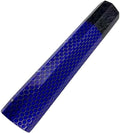1PC Japanese Octagonal Honeycomb Knife Handle Blank DIY Replacement in Blue Fits for Home Kitchen Chef