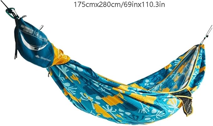Portable Hammock Portable Swing Bed Travel Hammock Lightweight Swing Bed for Outdoor Beach Garden Backyard for Backpacking Beach