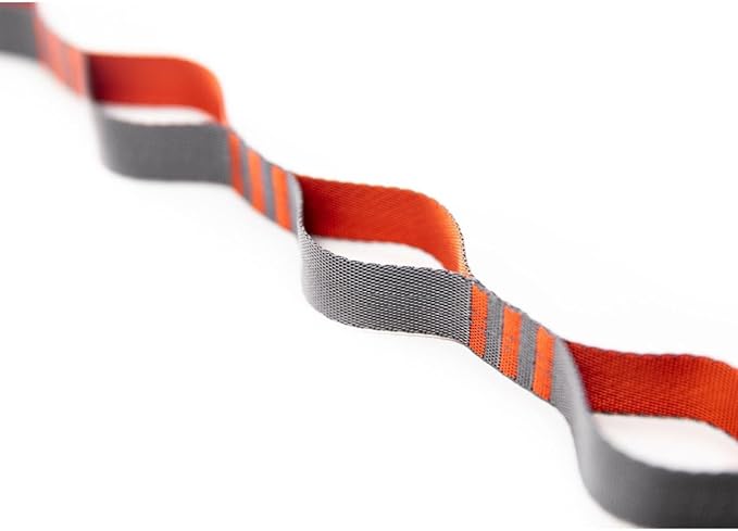 KAMMOK: Python 15' Tree Friendly Hammock Straps | Woven No-Stretch Knotless Durable Holds up to 500lbs (Lightweight for Hiking Camping Backpacking) Set of 2 w/Stuff Sack