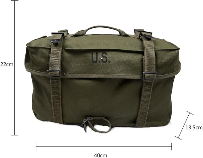 WW2 M1945 US Green Cotton Equipment Outdoor Classic Large Capacity Bag M1945