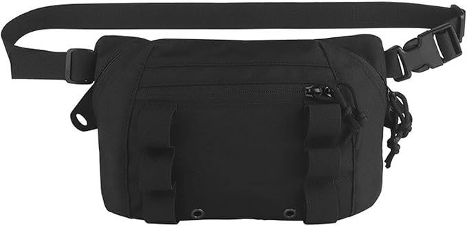 Large Multi-Purpose Drop Pouch Universal Tactical Fanny Pack Vest Hook and Loop EDC Admin Wait Bag