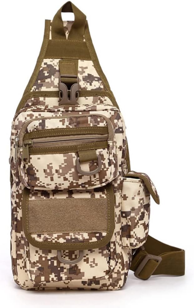 Outdoor Sports Hiking Sling Bag Shoulder Pack Camouflage Tactical 20L Chest Bag