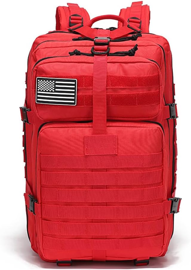 Tactical Backpack for Men 45L Military Gym Backpacks Large 3-Day Assault Pack Bug Out Bag MOLLE Daypack for Rucking Fishing Camping (Jungle Digital)