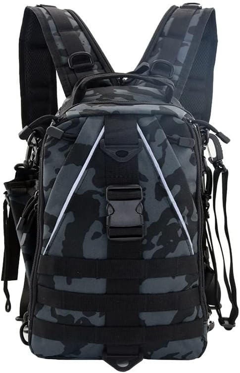 Outdoor Sports Pack Hiking Bag Rucksack Knapsack Combat Camouflage Tactical Backpack - LE