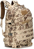 Men and Women Outdoor Camouflage Backpack Capacity Hiking and Camping Bag Multi-functional Storage Organizer 40L 3D Backpacks (A7 one size)