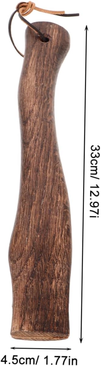 UPKOCH 2pcs Wooden Axe Handle Replacement Ergonomic - Grip for Camp Hatchet and Fire Axe Easy Replacement Handle for Tool Restoration and Gardening Use
