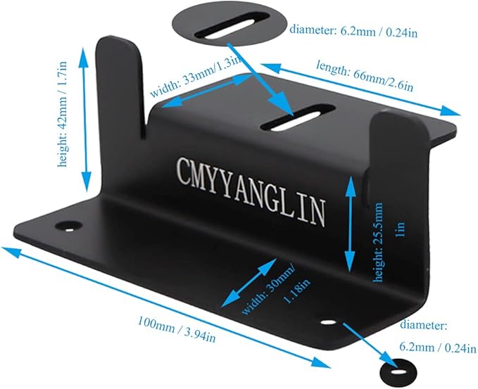 Solar Panel Mounting Brackets Z Bracket with Nuts and BoltsSuitable for 50W to 150W Solar Panels on RVBoatsMotorhome Cabins Sheds GaragesOff GridBlack4 Units (16PCS)
