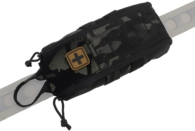 Tactical Medical First Aid Kit Military MOLLE Bag Waist Belt Pouch Quick Response Hunting Vest Bag First Aid Pack B