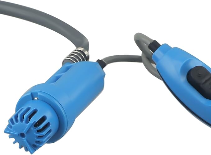 12V Portable Camping Shower Electric Pump With Adjustable Pressure For Outdoor Hiking Travel Car Wash And Gardening
