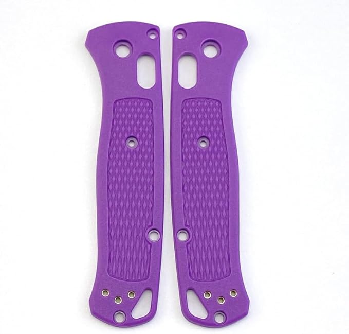 1Pair Custom Plastic Scales Handle Blank DIY Replacement Fits for Bugout 535