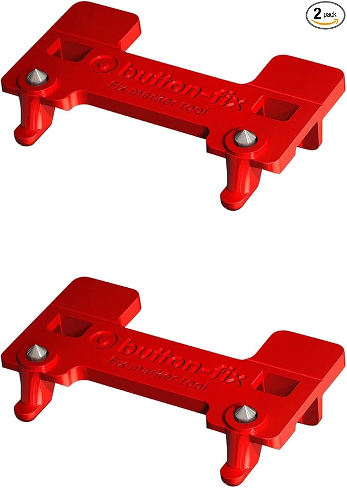 Button Fix Type 2 Bracket Marker Connecting 90 Degree Panels with New Upgraded Button (2X Marker Guides)