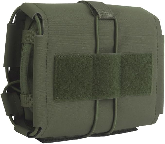 Tactical Medical Pouch - MOLLE IFAK &amp Trauma Kit Bag for First Aid Duty Belt EMT and Survival