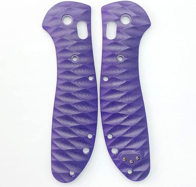 1 Pair Custom Scales Handle with 3 Sets Screws Fits for Benchmade Griptilian 551 G10 Handle Patch