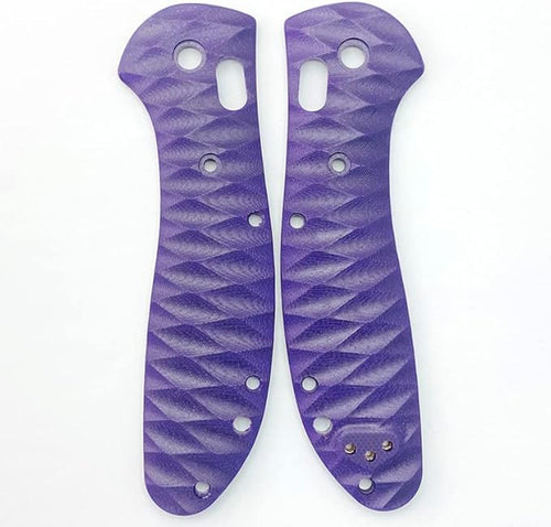1 Pair Custom Scales Handle with 3 Sets Screws Fits for Benchmade Griptilian 551 G10 Handle Patch