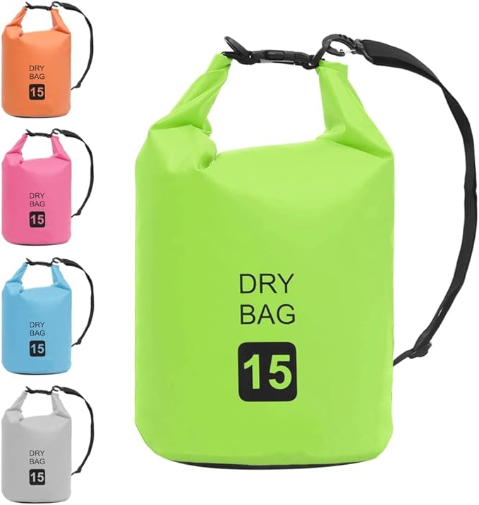 FAMIROSA Dry Bag Green 4 gal PVC rWeight-1 lbs