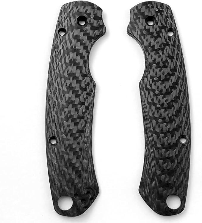 1 Pair Scales Handle Fits for Paramilitary 2 C81 Custom 3K Carbon Fiber Handle Patch DIY Replacement Accessory