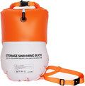 Alomejor 20L Swim Buoy Tow Float Bag Inflatable Swim Bubble with Dry Storage Space for Swimmers and Triathlon