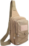 Sunnystacticalgear Outdoor Sports Hiking Sling Bag Shoulder Pack Camouflage Tactical Chest Bag - Tan