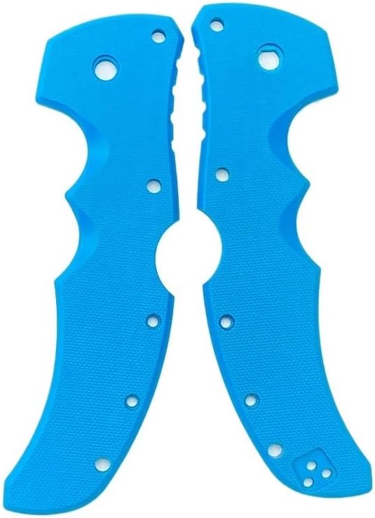 1 Pair Custom G10 Scales Handle Fits for Recon1 DIY Making Accessory(Blue)